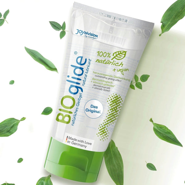BIOglide Natural Water-Based Lubricant | JoyDivision with leaves