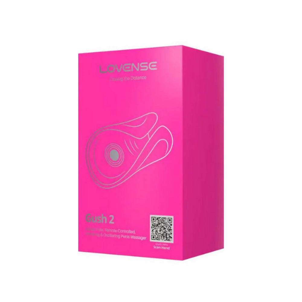 Lovense | Gush 2 Hands-Free App-Controlled Vibrating & Oscillating Penis Massager Packaging