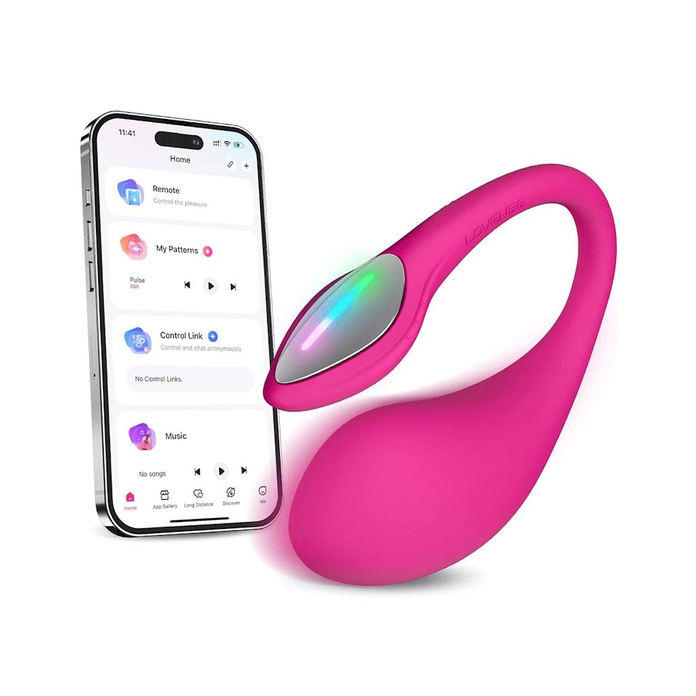 Lovense | Lush 4 App-Controlled G-Spot Egg Vibrator with Interactive App Control