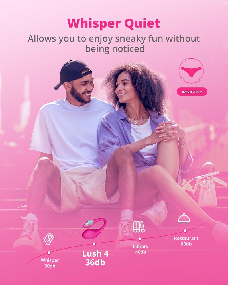 Lovense | Lush 4 App-Controlled G-Spot Egg Vibrator Discreet and Silent Operation