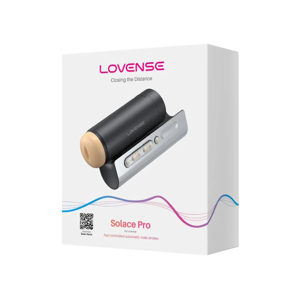 Lovense | Solace Pro AI-Powered App-Controlled Thrusting Male Masturbator Packaging