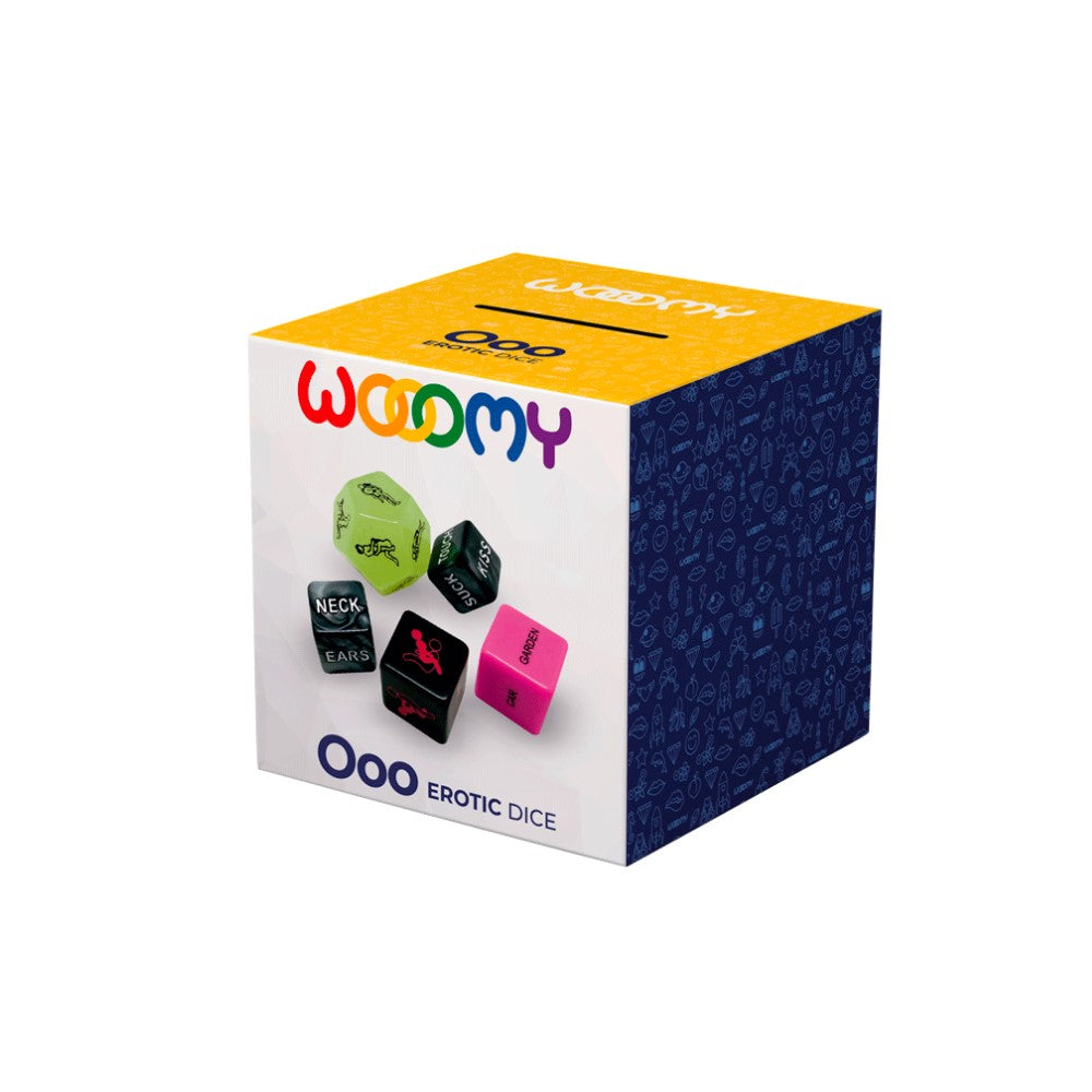 Ooo Erotic Dice Set | Wooomy packaging