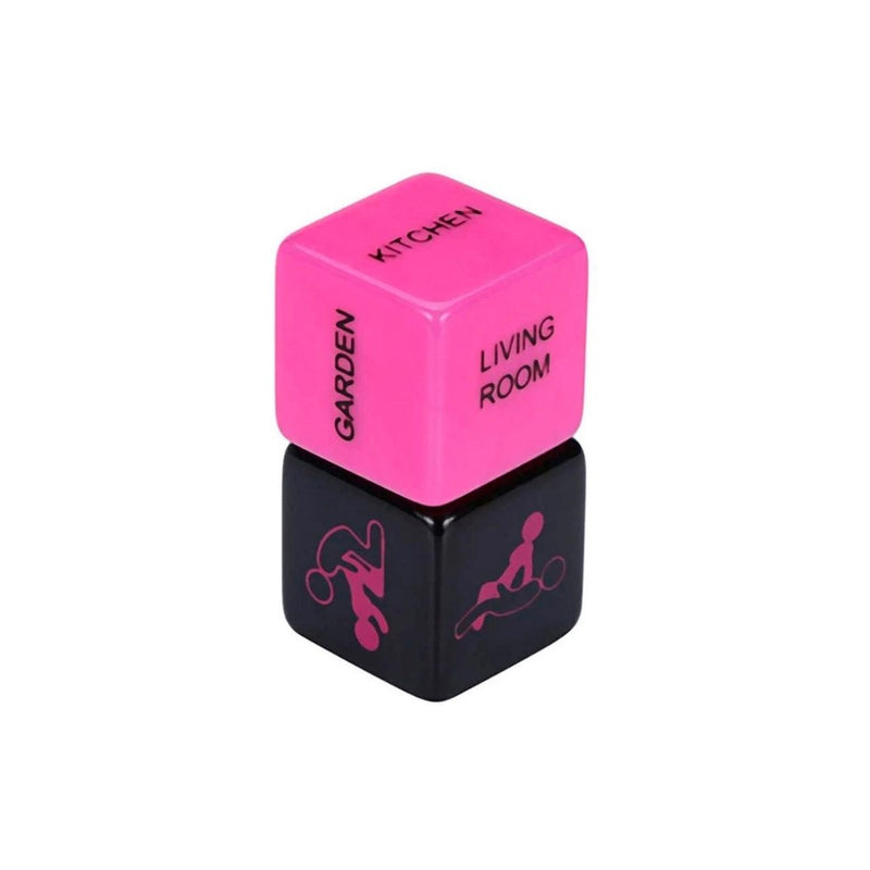 Two dice included in the Ooo Erotic Dice Set | Wooomy