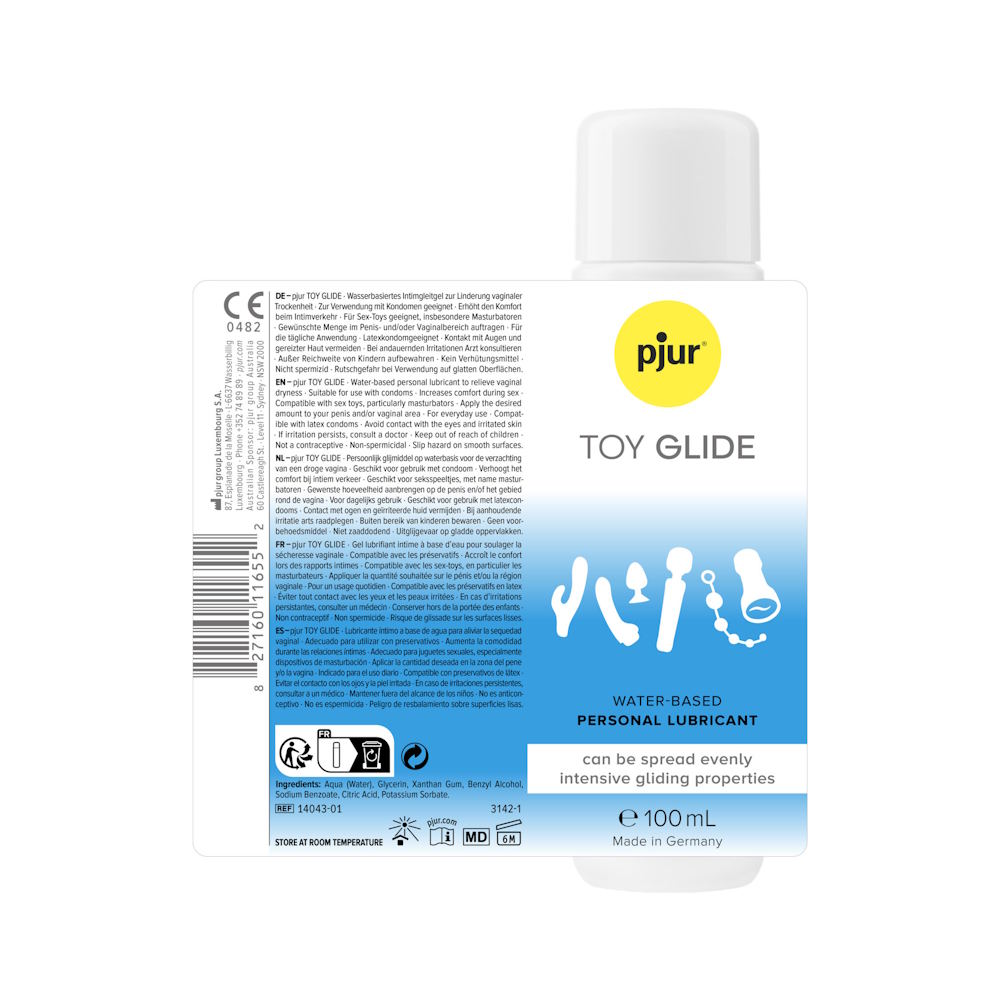 Pjur | Toy Glide Water-Based Personal Lubricant Bottle with Packaging