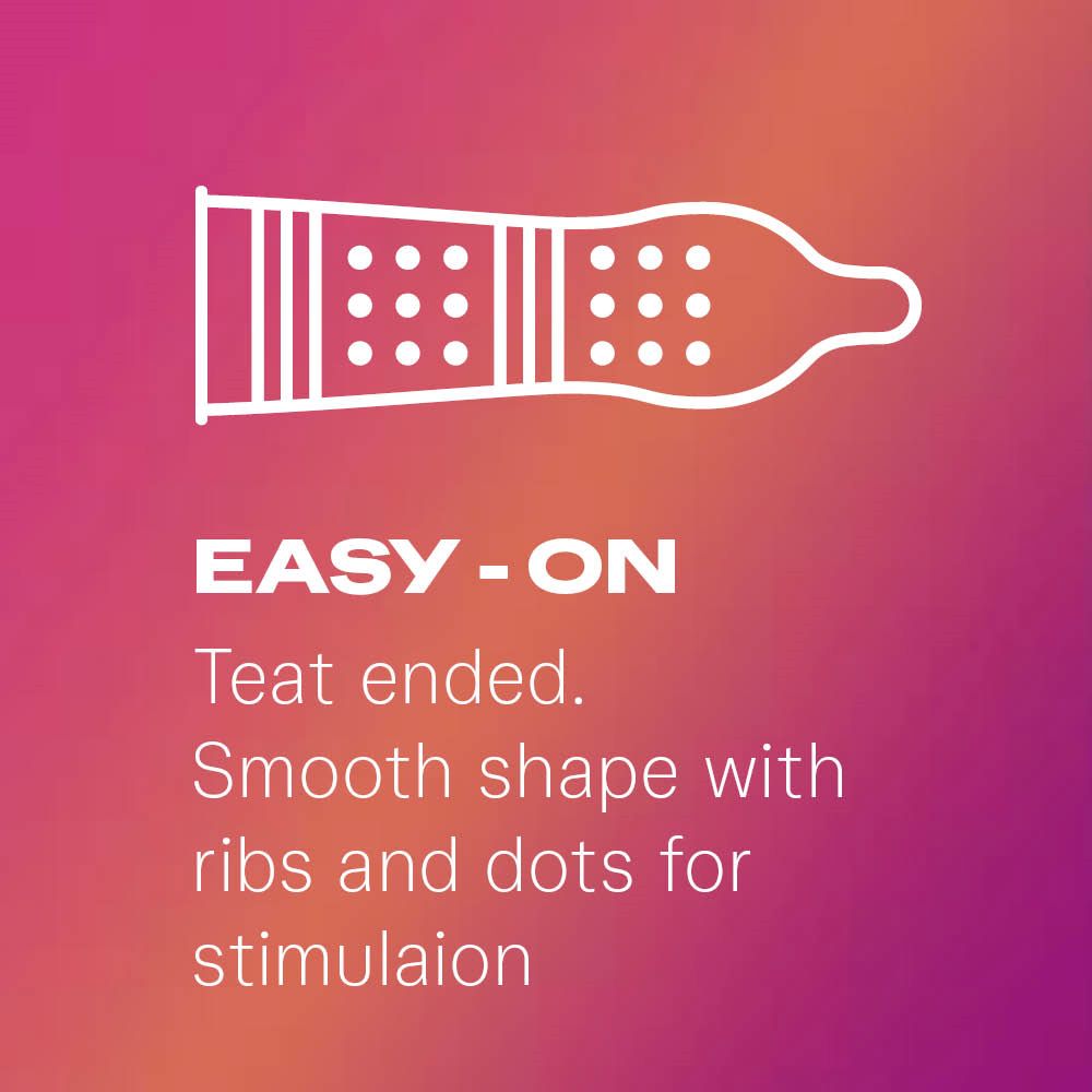 Easy-on Pleasure Me Condoms | Durex