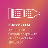 Easy-on Pleasure Me Condoms | Durex