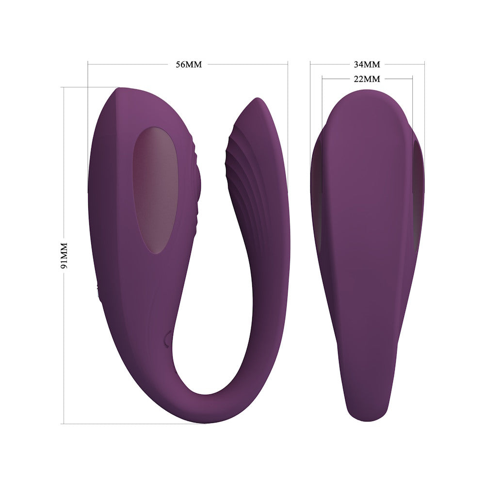 Pretty Love | Aari App-Controlled Couples Vibrator Dimensions