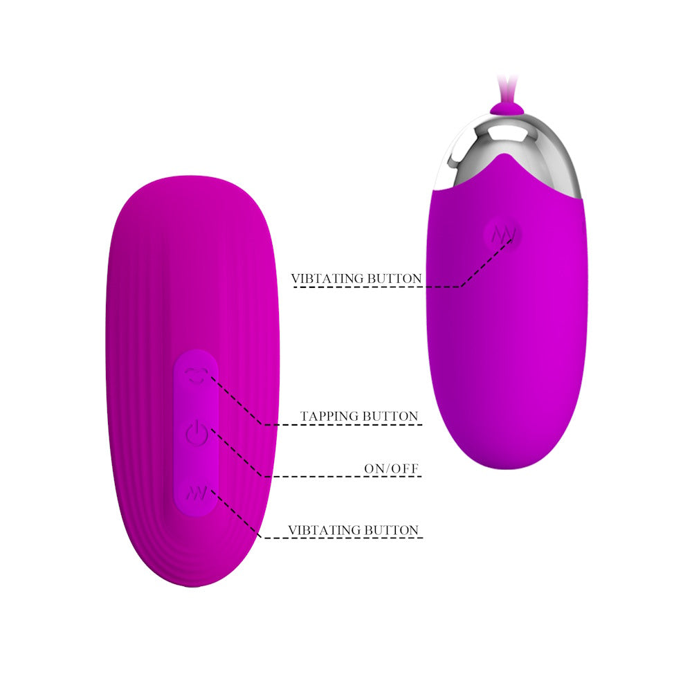 Pretty Love | Orthus Clitoral Suction & Egg Vibrator Set Control Buttons