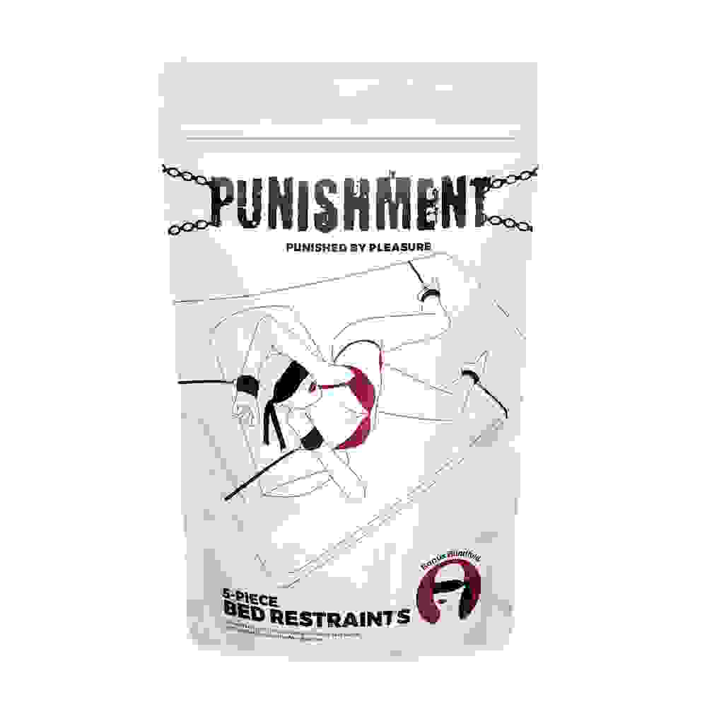Punishment | 5-Piece Bed Restraint Kit Packaging