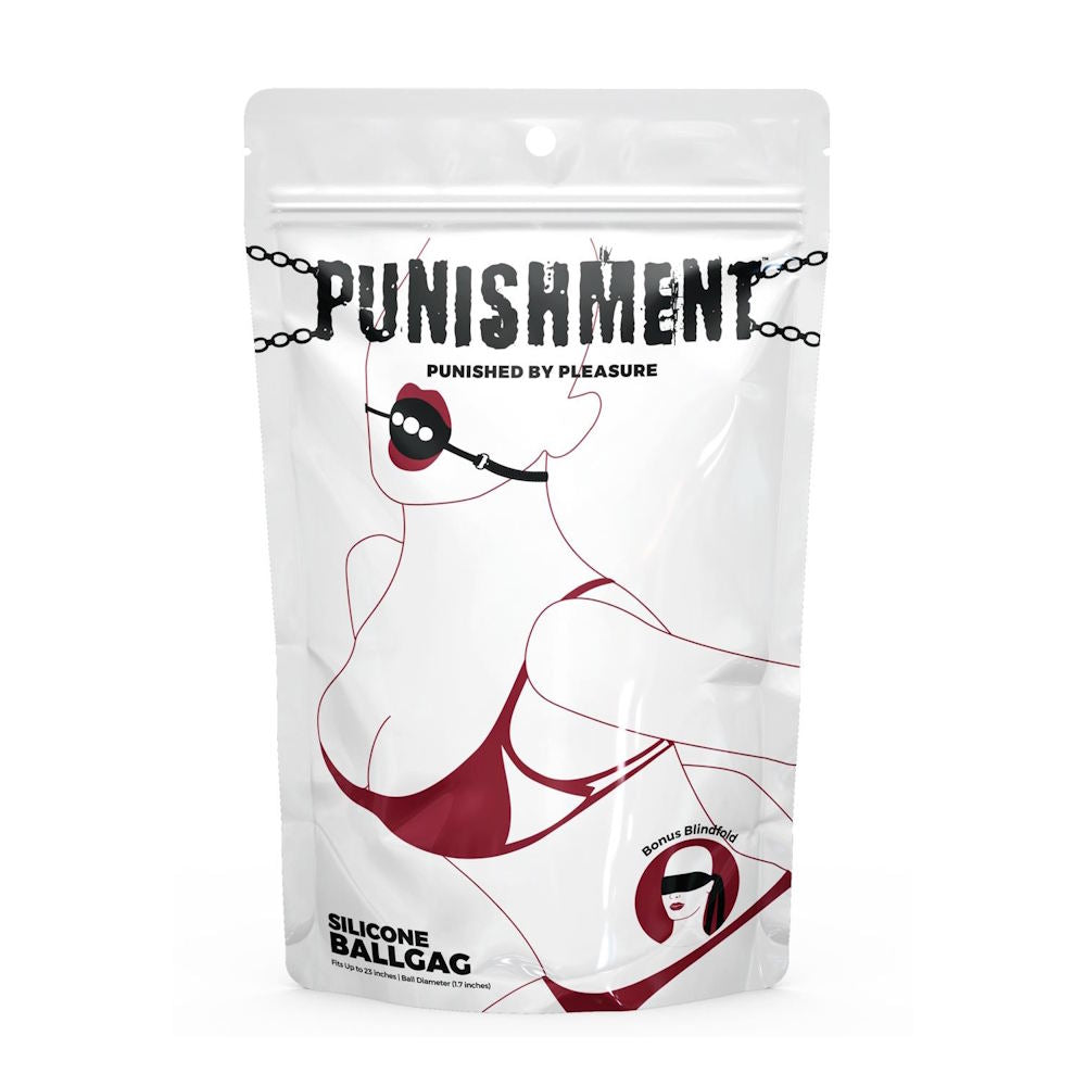 Punishment | Silicone Ball Gag in Packaging