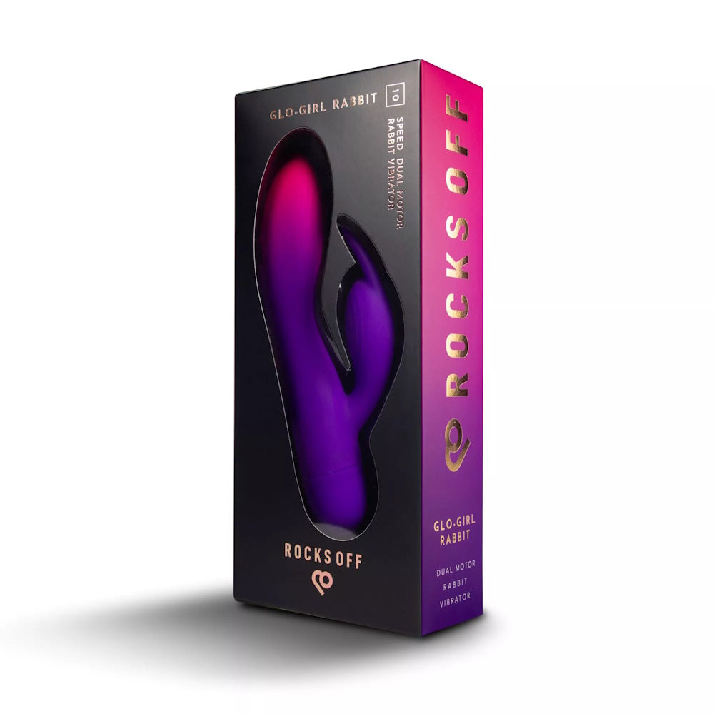 Rocks-Off | Glo Girl Rabbit Vibrator in Box