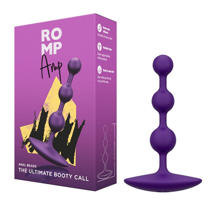 Romp Amp Anal Beads with packaging
