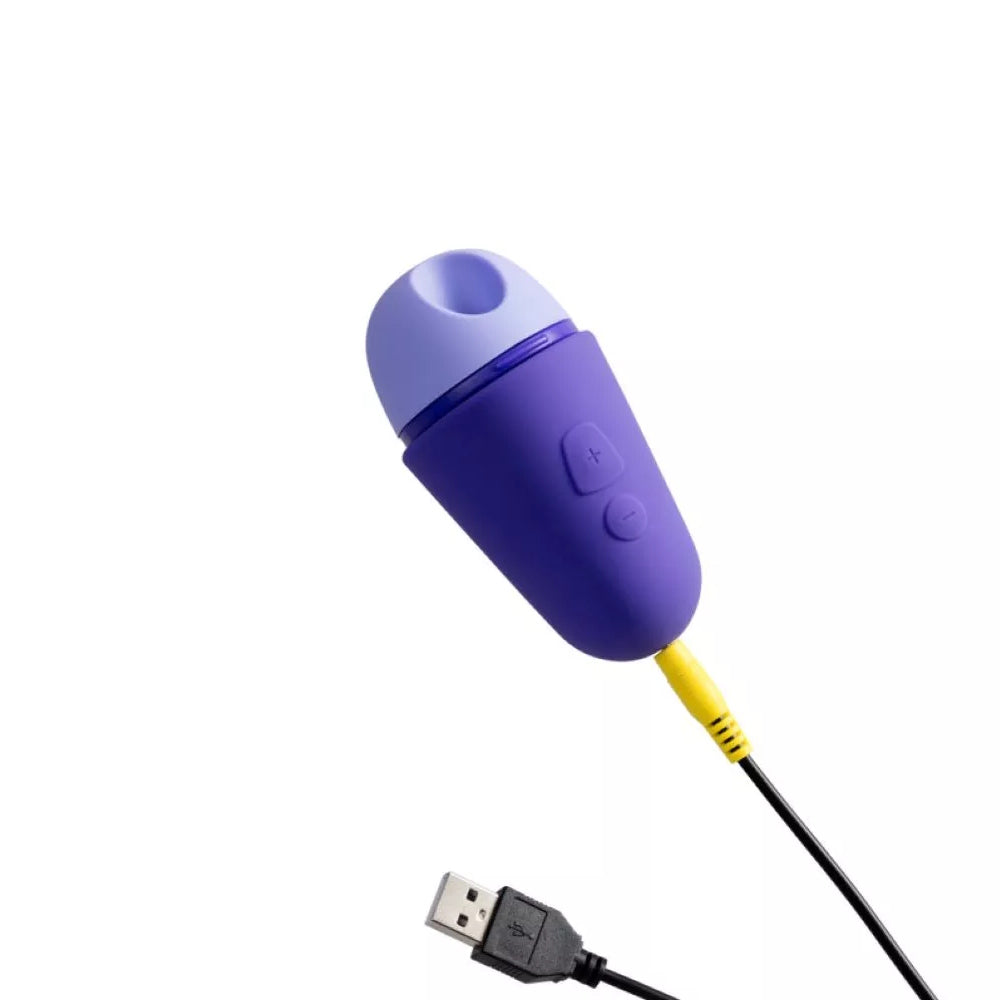 Romp | Free X Clitoral Suction Stimulator with USB Charging Cable Connected