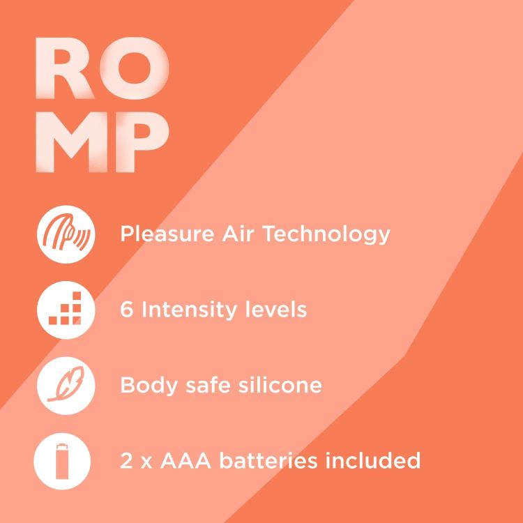 Romp | Switch X Clitoral Suction Stimulator Key Features