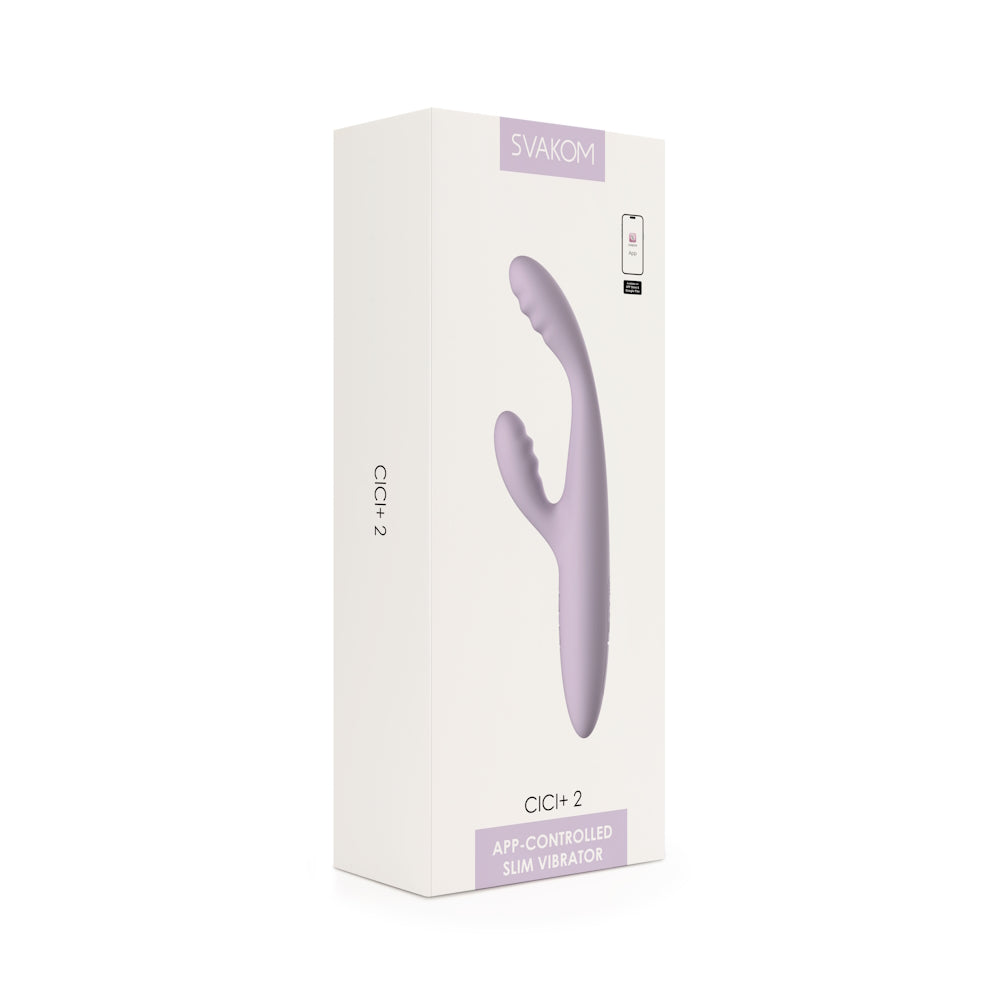 Svakom | Cici+ 2 App-Controlled Slim Rabbit Vibrator Packaging