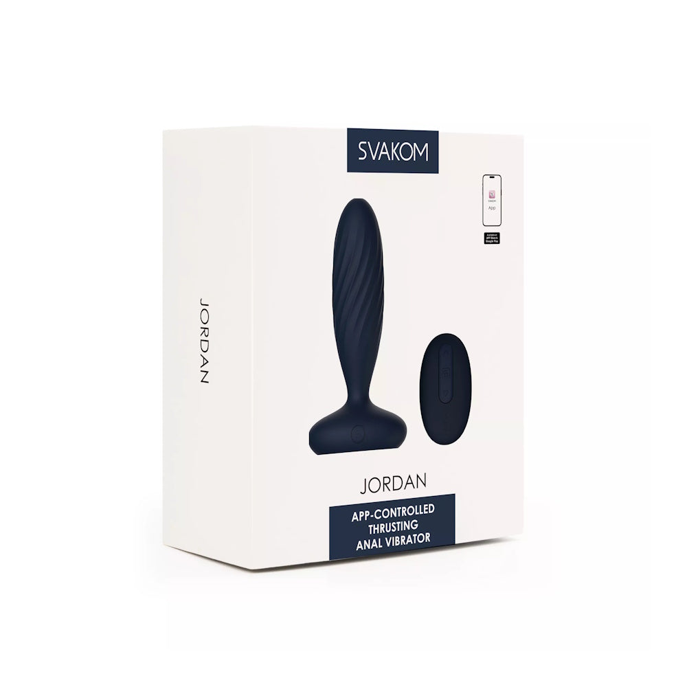 Svakom | Jordan Interactive Thrusting Anal Vibrator Packaging