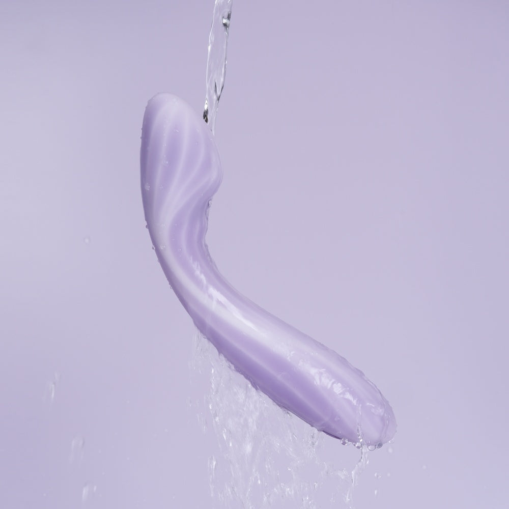 Water Being Poured On Svakom Margot Dual-Motor Warming G-Spot Vibrator