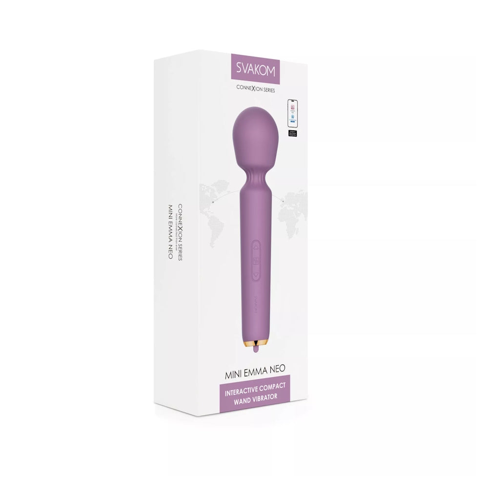 Svakom | Mini Emma Neo Interactive Compact Wand Vibrator Packaging