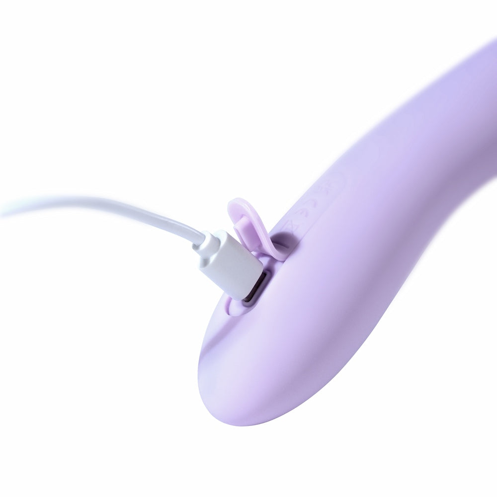 Charging port on the Svakom Selena App-Controlled Heating & Thrusting G-Spot Vibrator