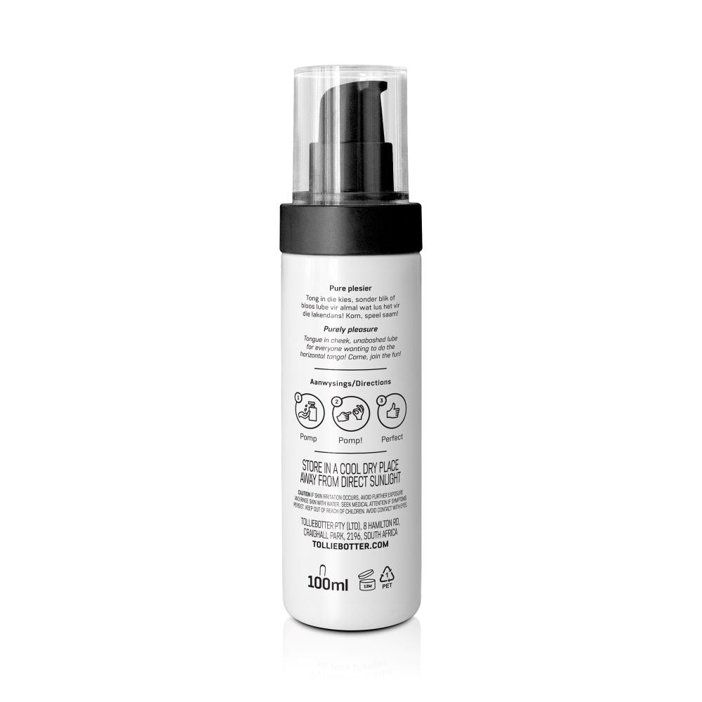 Rear view of Tolliebotter | Personal Water-Based Lube (100ml)
