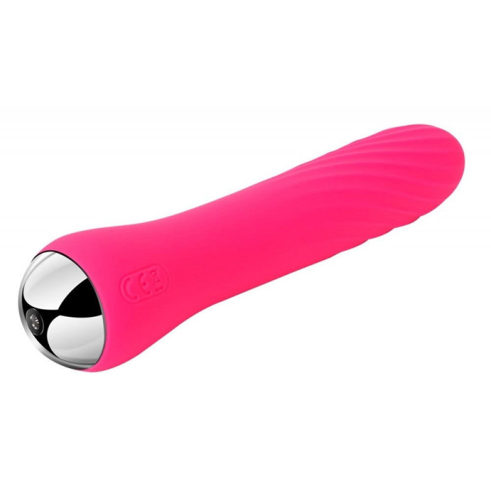 Back view of Anya Powerful Warming Vibrator | Svakom - Plum Red