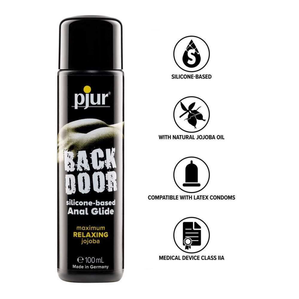 Product specifications of Back Door Relaxing Silicone-Based Anal Glide (100ml) | Pjur