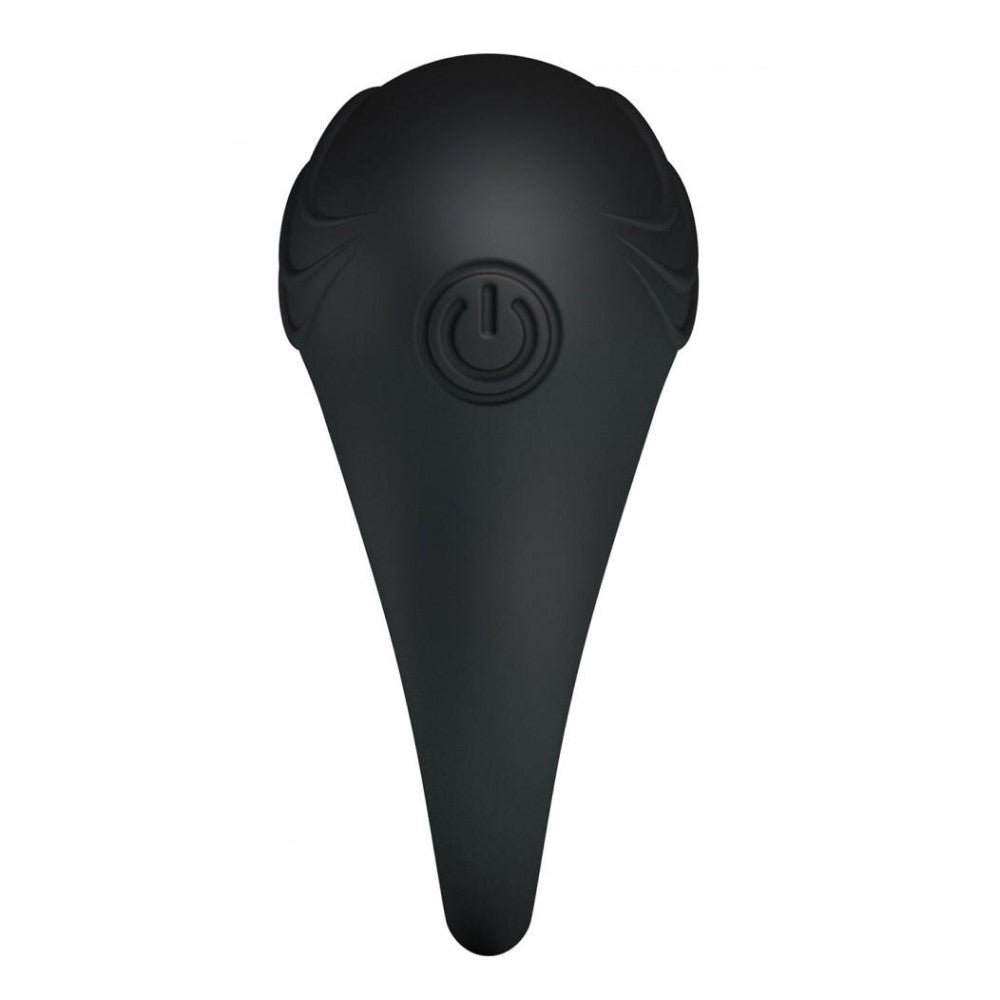 Side view with power button of Bertram Vibrating Penis Ring | Pretty Love