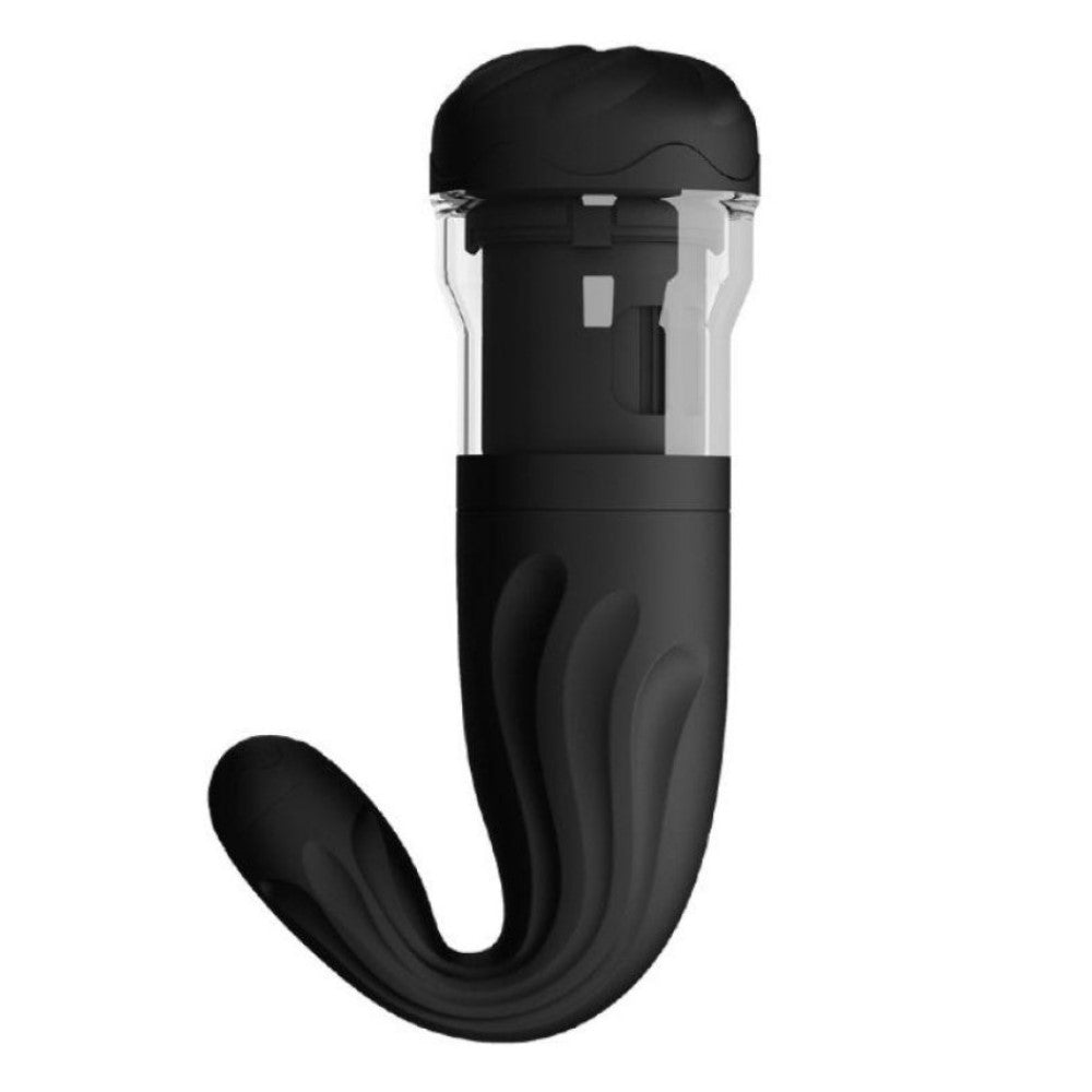 Top view of Breton Thrusting and Swirling Male Masturbator | Pretty Love