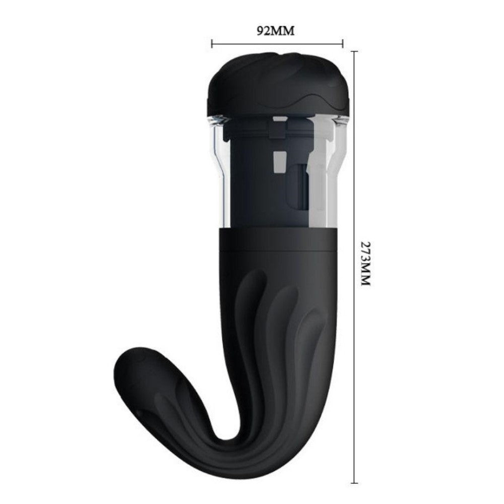 Breton Thrusting and Swirling Male Masturbator | Pretty Love - Product sizing dimensions