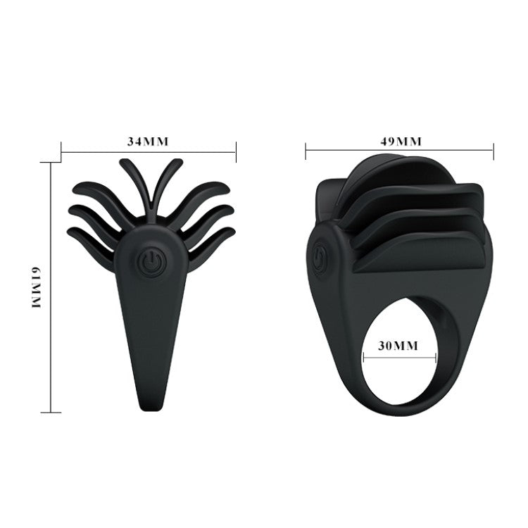 Dimensions of Chester Rounded Penis Ring | Pretty Love