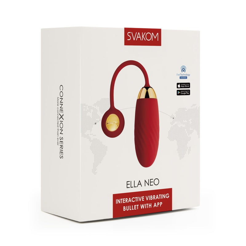 Ella Neo Interactive Vibrating Bullet | Svakom - Product packaging 
