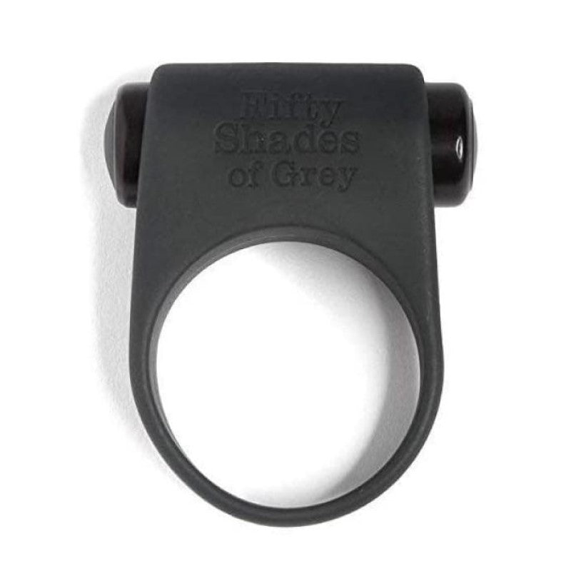 Full top view of Feel It Vibrating Cock Ring | Fifty Shades