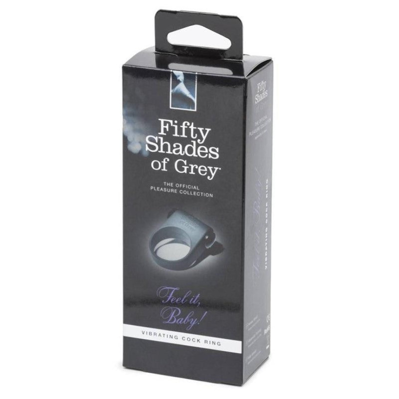 Product pacjaging for Feel It Vibrating Cock Ring | Fifty Shades