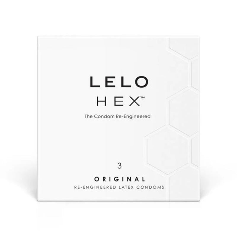 Full view of HEX Re-Engineered Original Condoms | Lelo - 3s 