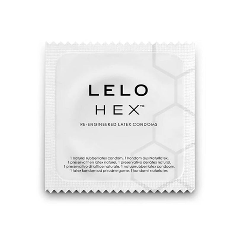 HEX Re-Engineered Original Condoms | Lelo  - condom wrapper
