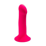 Side view of Hitsens 2 Vibe Dual Density Silicone Dildo | Adrien Lastic - Pink