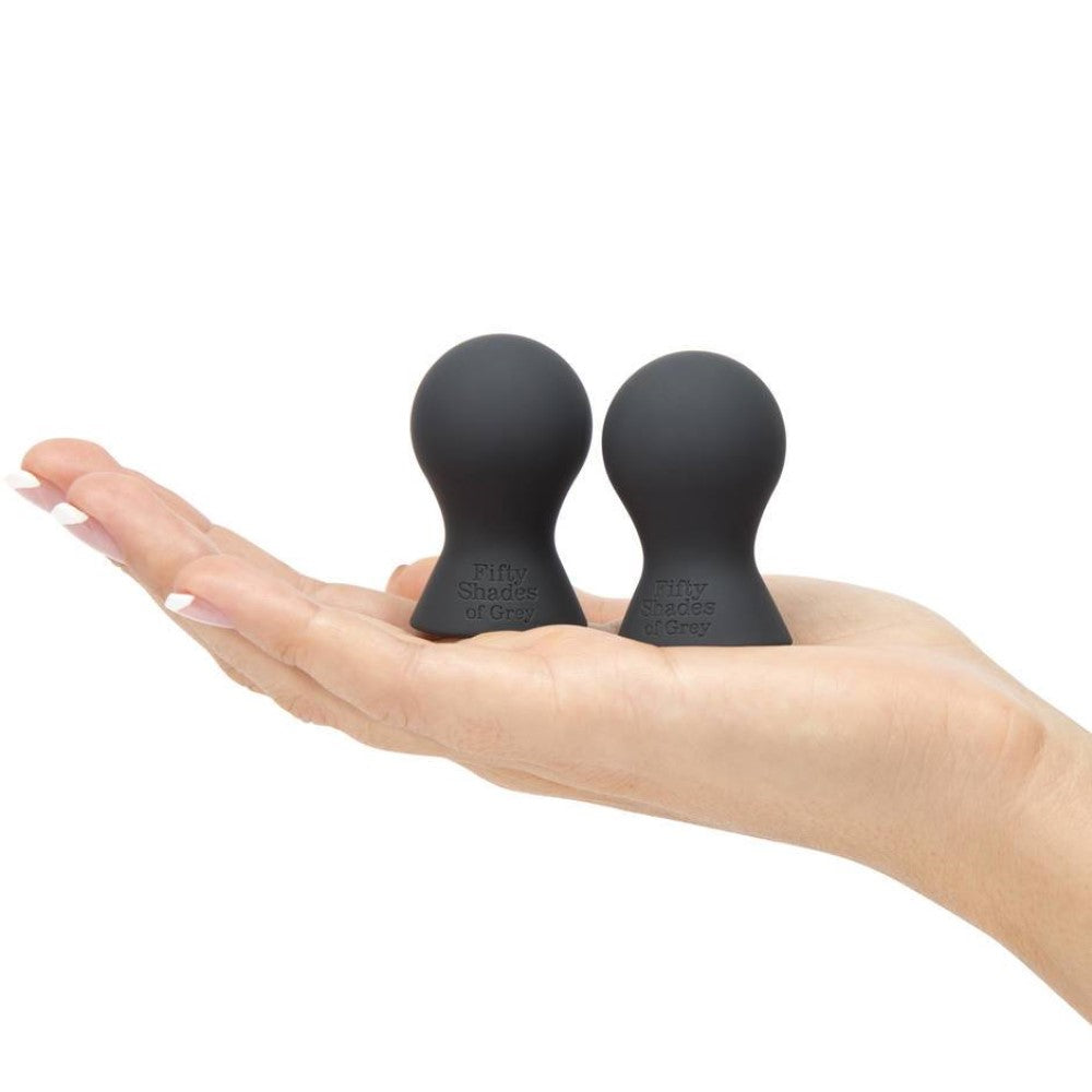 Nothing but Sensation Nipple Suckers | Fifty Shades - In hand