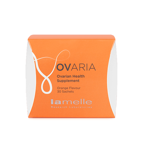 Full front view of Ovaria Ovarian Health Supplement | Lamelle® - Orange 