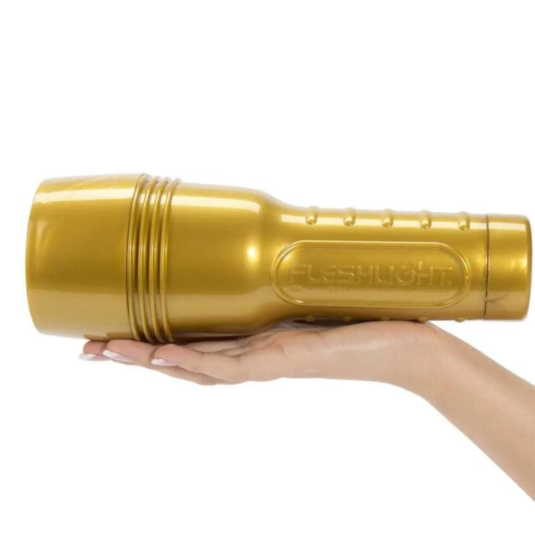 Side view of Pink Lady Stamina Training Unit Masturbator | Fleshlight in hand