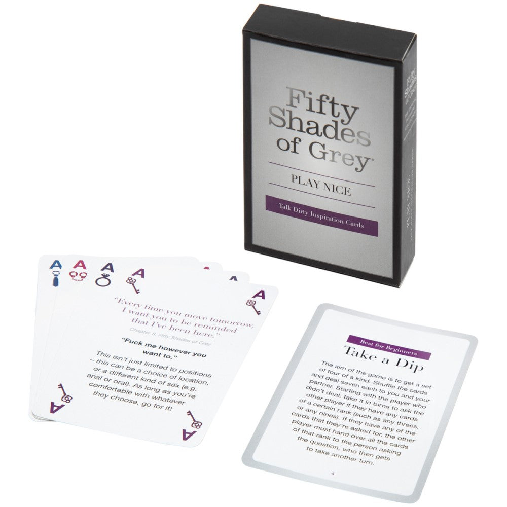 Play Nice Talk Dirty Card Game | Fifty Shades – OneNightOnly