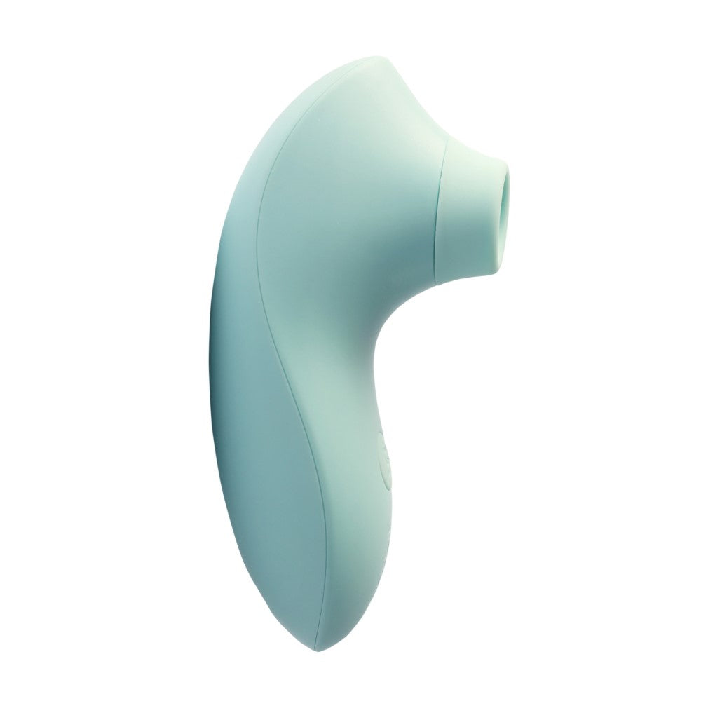 Side view of Pulse Lite Neo Interactive Suction Stimulator | Svakom (Seafoam Blue)