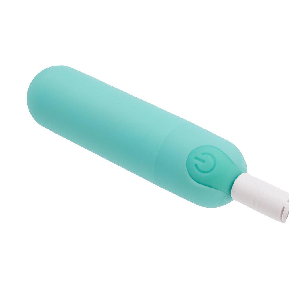 Rechargeable Powerbullet | Swan - Teal with charging accessory