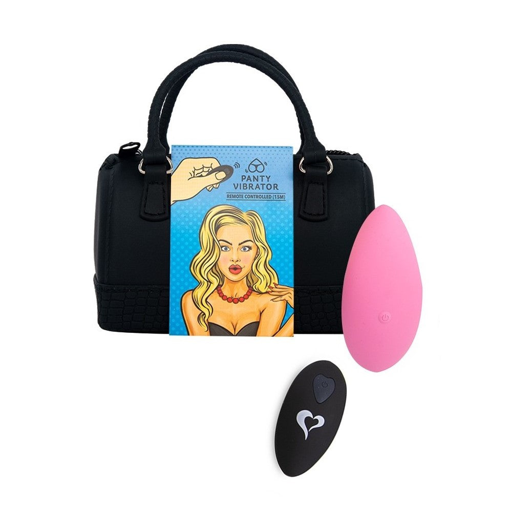 Full view of Remote Controlled Panty Vibrator | FeelzToys - Pink