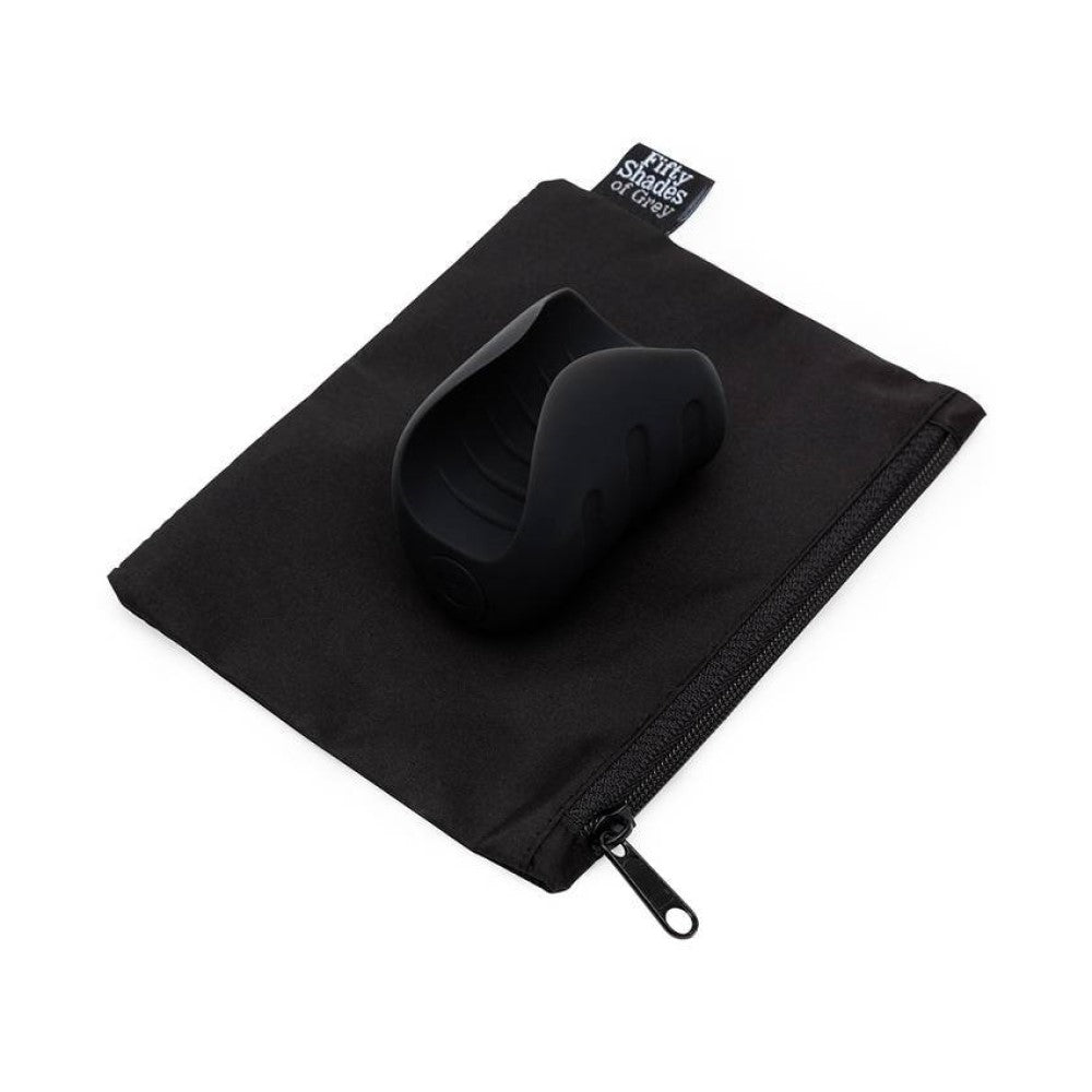 Sensation Vibrating Male Masturbator | Fifty Shades with REPREVE storage bag
