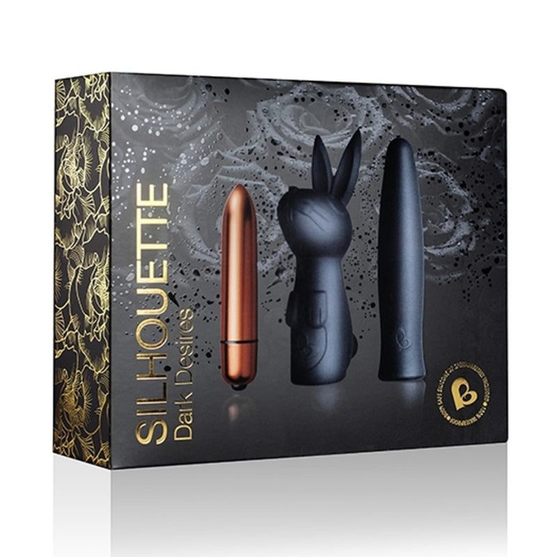 Product packaging of Silhouette Dark Desires Kit | Rocks-Off 