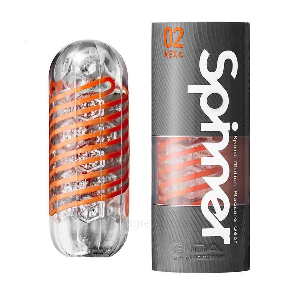 Full view of  Spinner Masturbator | Tenga - 02 Hexa