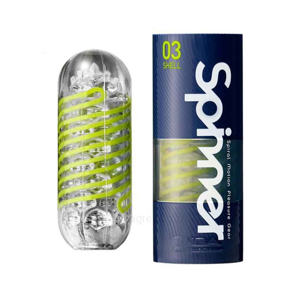 Full view of Spinner Masturbator | Tenga - 03 Shell