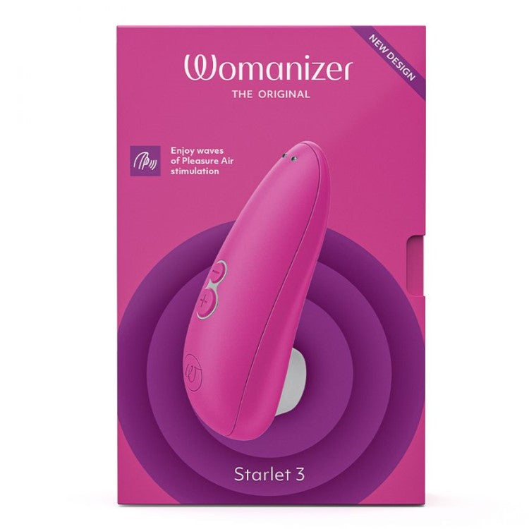 Product packaging of Starlet 3 Clitoral Stimulator | Womanizer - Pink