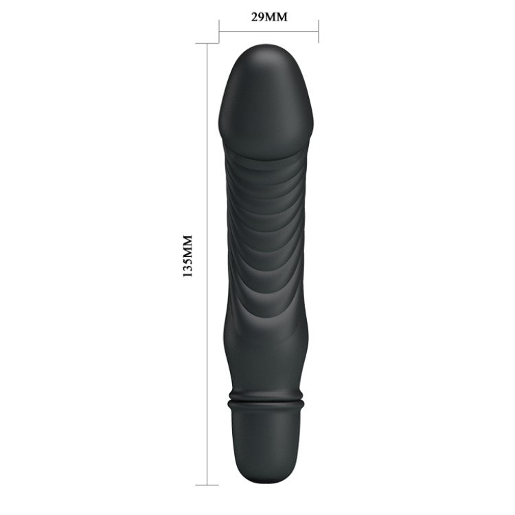 Dimensions of Stev Penis Shaped Bullet Vibrator | Pretty Love - Black