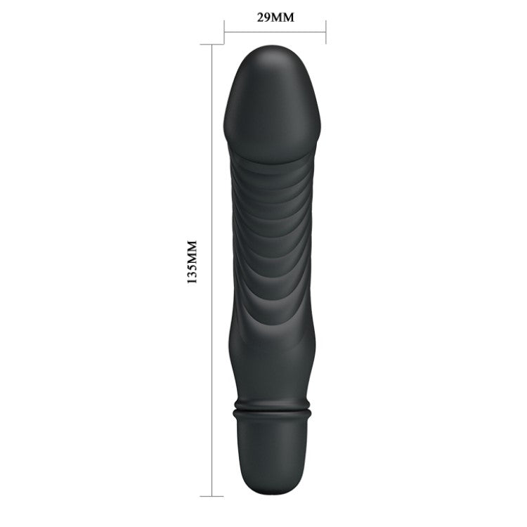 Dimensions of Stev Penis Shaped Bullet Vibrator | Pretty Love - Black 